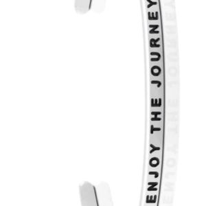 Lot of 4 Mantraband Stainless Steel Inspirational Cuff Bracelets